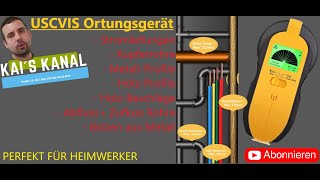 USCVIS ORTUNGSGERÄT 3in1 Brauchbar oder Reinfall  Test mit Strom  Metall  Holz REVIEW DEUTSCH [upl. by Htederem]