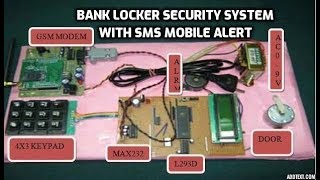 BANK LOCKER SECURITY SYSTEM WITH SMS MOBILE ALERT amp CALL ALERT [upl. by Denten]