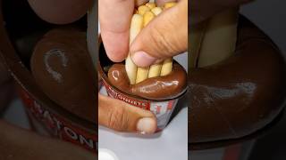 satisfying chocolate nutella yummy icecream notalking asmreating mukbang dessert mars ASMR [upl. by Ahsiyk]