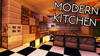 How to Build a Modern Kitchen in Minecraft  Tutorial [upl. by Mojgan]