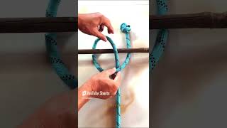 How to tie knots rope DIY at Home How to knot a tie knotrope shoelace viral diy satisfying [upl. by Arivle]