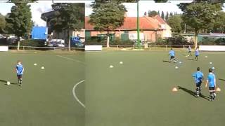 THOMAS VLAMINCK TECHNIEKTRAINING PASSEN EN AANNEMEN Technical Training Football [upl. by Towny]