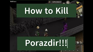 How to kill Porazdir  Grinderscape RSPS [upl. by Jacy875]