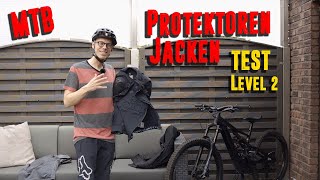 MTB Protektorenjacke Test  Evoc Protector Jacket Pro amp POC SPINE VPD 20  Protektoren Jacke Level2 [upl. by Eimmat611]