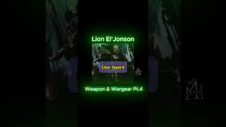 Lion El Jonson Weapon amp Wargear Pt4 warhammer40k spacemarines horusheresy lore lioneljohnson [upl. by Grew562]