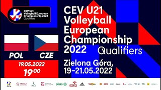 LIVE  Poland vs Czech Republic  CEV U21 Volleyball European Championship 2022 Qualifiers  Women [upl. by Guthrie749]