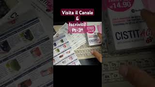 Integratore per Cistite👉🏻video completo sul canale perte cistite cura unboxing iscriviti [upl. by Monreal354]