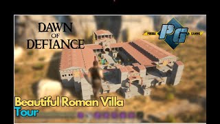 Beautiful Roman Villa Tour  Dawn of Defiance [upl. by Kovacs]