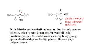 Polymeren 2 condensatiepolymeren tekenen met oefeningen [upl. by Hammad]