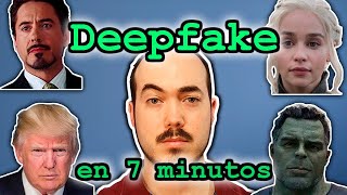 Haz un deepfake en 7 minutos  Inteligencia Artificial [upl. by Babbette]