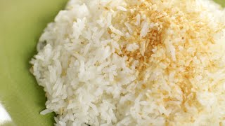 Thai Coconut Rice Recipe ข้าวมัน  Hot Thai Kitchen [upl. by Rehpotsirhc333]