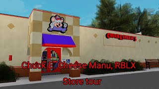 Chuck E Cheese Manu RBLX store tour [upl. by Elin]