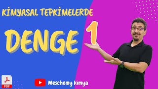 KİMYASAL TEPKİMELERDE DENGE 1bölüm Kimyasal Denge Denge Bağıntısı 11 Sınıf Kimya  PDF [upl. by Mian]