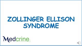 ZOLLINGER ELLISON SYNDROME [upl. by Ettezel]