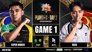 MPL PH S14  PLAYOFFS DAY 2  FCAP VS BLCK GAME 1 [upl. by Llemaj]