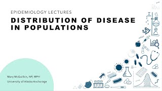 Distribution of Disease in Populations [upl. by Rosena]