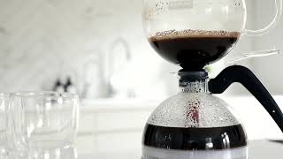 BODUM® How To Use The ePEBO Electric Vacuum Siphon Coffee Maker [upl. by Aynav]