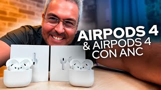 AirPods 4 con ANC amp AirPods 4 REVIEW  Cuál comprar [upl. by Hattie931]