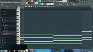 Bad Bunny  Amorfoda  Cover Piano Roll  FL Studio [upl. by Sib]