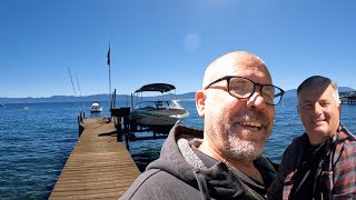 Fuel Injected Boat on Lake Tahoe California Waterfront House with a Private Dock WE ARE SPOILED [upl. by Maryn915]