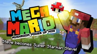 Mega Mario Mod  Become giant sized in Minecraft [upl. by Ykvir31]