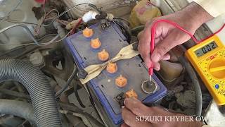 How to check battery drain in a car or how to do parasitic draw test in Urdu [upl. by Wernda]