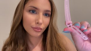 ASMR Clipping Back Your Hair 🎀🪮🖤  Brushing [upl. by Audrie425]