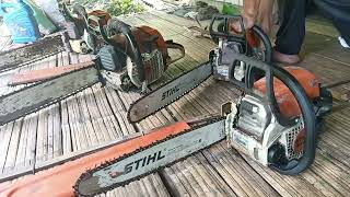 STIHL MS 382MS170MS250 CHAINSAW [upl. by Akeinahs]