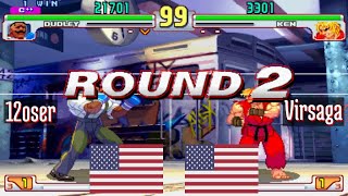 FT5 sfiii3nr1 12oser US vs Virsaga US SF III 3rd Strike sfiii sf3 Fightcade Jan 18 [upl. by Ahsiuqal]