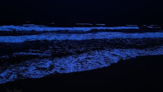 Ocean Waves for Deep Sleep  Ocean Sounds For Deep Sleeping With A Dark Screen And Rolling Waves [upl. by Saraann]