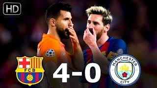 Barcelona vs Manchester City 40 All Goals amp Highlights Group Stage Champions League 20162017HD [upl. by Arahsat]