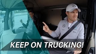 Job Swap Can F1 Drivers handle the Truck Driving Challenge [upl. by Miharbi]