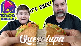 THE NEW Taco Bell Quesalupa 2021 Review [upl. by Bartholomeo914]