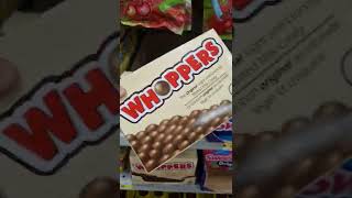 WHOPPERS CHOCOLATE CRUNCHY MALTED MILK CANDY whoppers cravings shorts toronto [upl. by Kulda614]