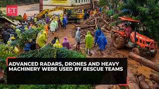 Kerala Landslide 6th Day Drone footage shows widespread destruction in landslidehit Wayanad [upl. by Feledy]