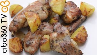 Coniglio al forno con patate [upl. by Aneger]