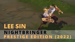 Nightbringer Lee sin Prestige Edition 2022  League of Legends [upl. by Chu450]