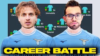 ⚔️ 1 VS 1 CAREER BATTLE CHALLENGE ZW VS GIUSE360 con la LAZIO su FIFA23 [upl. by Anitnas]