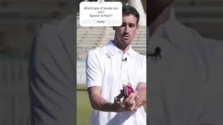 Mitchell starc bowling tips fastbowler mitchellstarc short [upl. by Enairda]