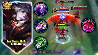 BEST TOP GLOBAL BUILD ALUCARD FULL DAMAGE  ALUCARD BLOOD GUIDE  MLBB ALUCARD GAMEPLAY [upl. by Naillimixam]