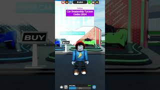 Codes Car Dealership Tycoon  Codes pour Roblox CDT [upl. by Idelson]