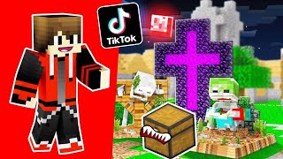 Minecraft Viral Tiktok Hacks [upl. by Rora]