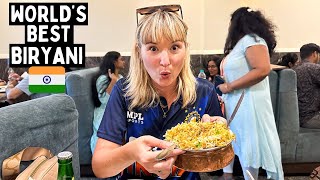 We Flew to HYDERABAD for THIS 🇮🇳 World Famous BIRYANI in India [upl. by Airdnaz]