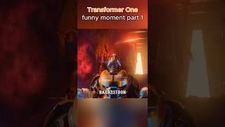 Transformer One Funy moment Part1bumblebeetransformers funyvideo elita [upl. by Dowell]