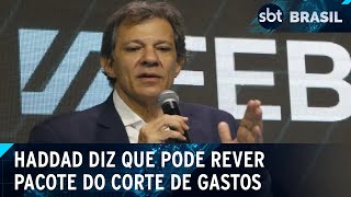 Haddad diz que pacote de corte de gastos quotnão é bala de prataquot  SBT Brasil 291124 [upl. by Lerud158]