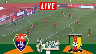 🔴LIVE Gambia vs Cameroon LIVE  CAF African Cup Of Nations 2024  Match Today⚽🎬 [upl. by Thom497]