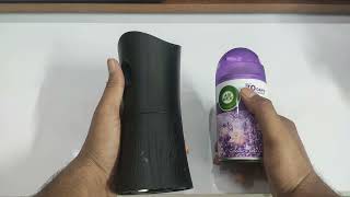 How To Change Airwick Refill  Changing Airwick Freshmatic Automatic Perfume Refill [upl. by Zachar]