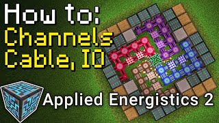 How to Applied Energistics 2  Getting Items IN amp OUT Minecraft 1192 [upl. by Nilpik556]