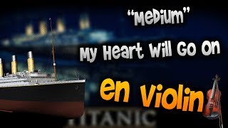 Titanic  My Heart Will Go On en ViolínHow to PlayTutorialTabsheet musicComo TocarManukesman [upl. by Nyletak]