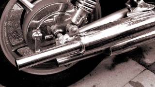 Motorcycle Exhaust Stock vs Custom  YAMAHA 1994 XV750 [upl. by Ken274]